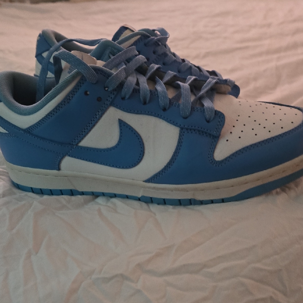 Men's Blue and White Sneakers
